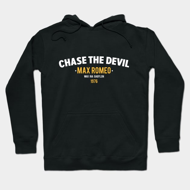 Chase the Devil: Max Romeo's Timeless Reggae Revelation Hoodie by Boogosh